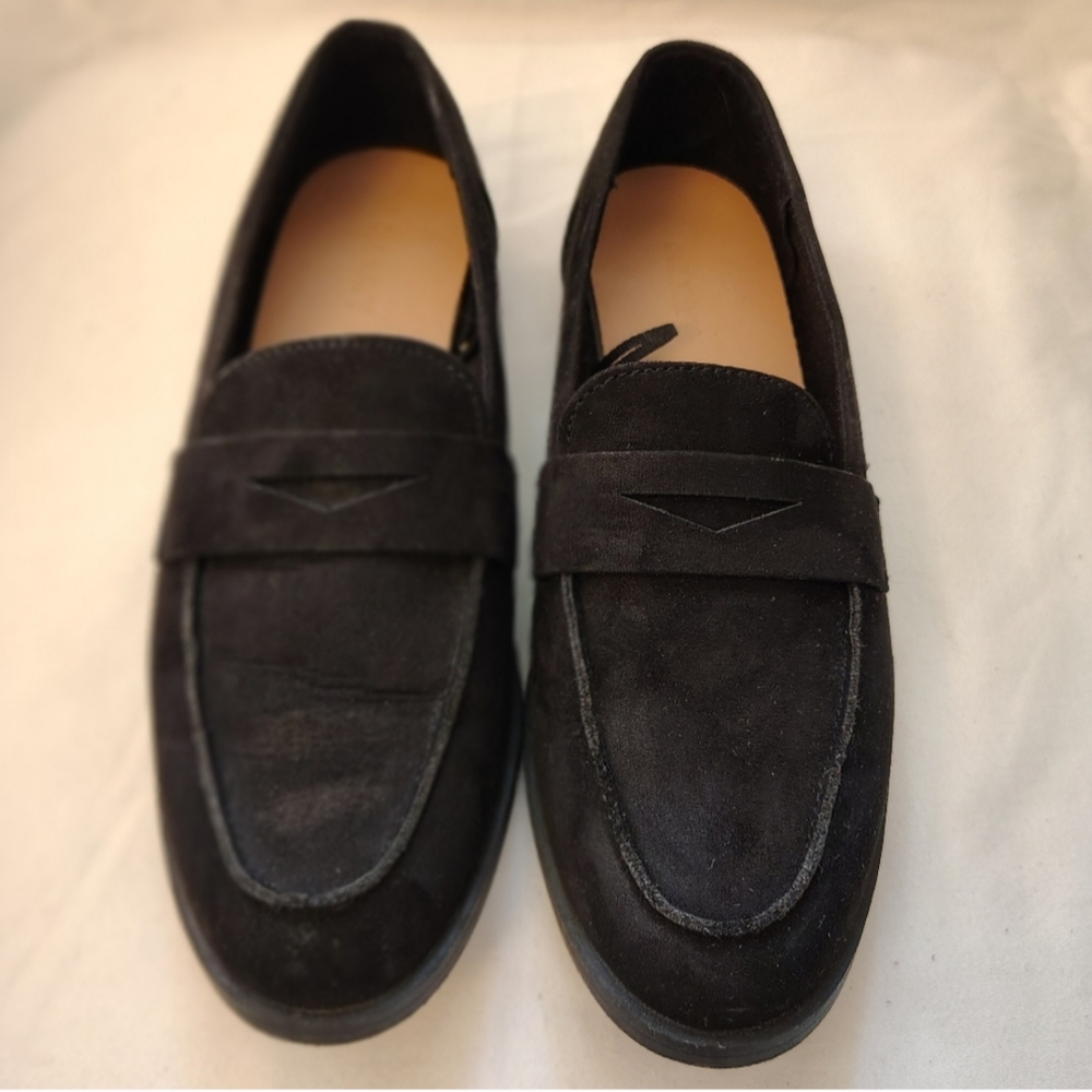 Old Navy Classic Black Suede Loafers